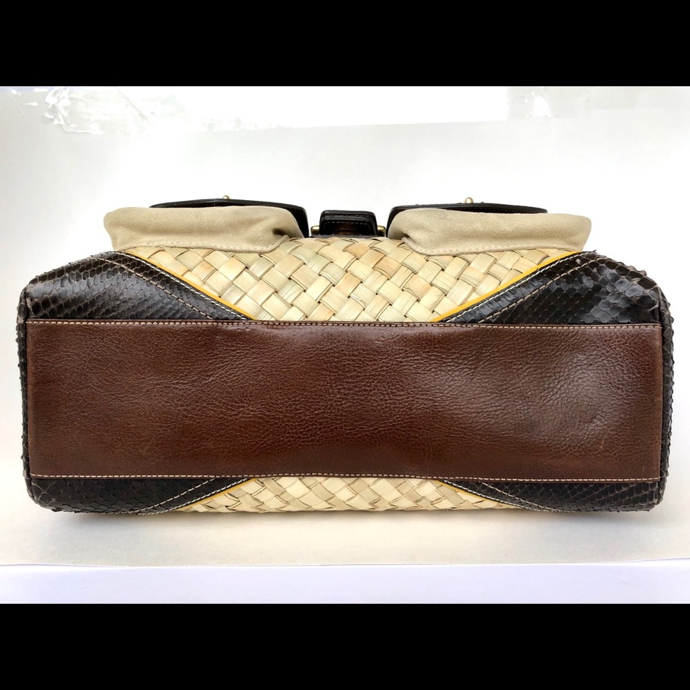 Limited Edition Daphne Coach Straw Handbag EUC - Picture 8 of 11